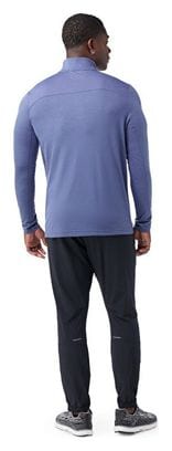 T-Shirt Technique Manches Longues Homme Smartwool Active 1/4 Zip Bleu