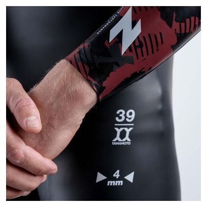 Combinaison néoprène Z3rod Flex Noir/Rouge Homme
