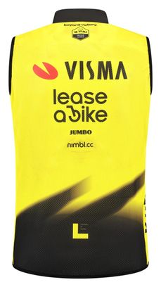 Gilet Coupe-Vent Sans Manches Team Visma | Lease a Bike Jaune 2026