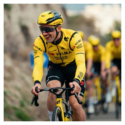 Gilet Coupe-Vent Sans Manches Team Visma | Lease a Bike Jaune 2026