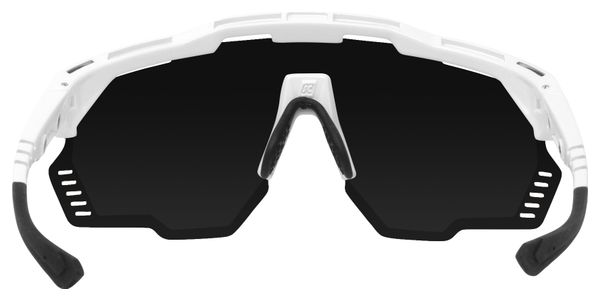 SCICON Aeroshade Kunken Brille Hochglanz Weiß / Spiegelgrau
