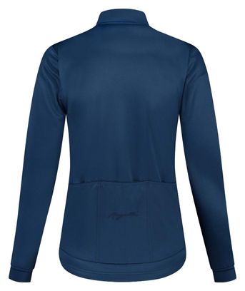 Maillot Manches Longues Velo Rogelli Core - Femme - Bleu foncé