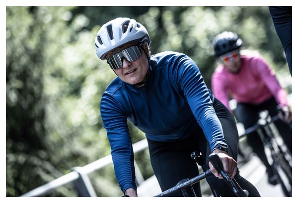 Maillot Manches Longues Velo Rogelli Core - Femme - Bleu foncé