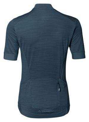 Vaude Kuro FZ Tricot Short Sleeve Jersey Blue