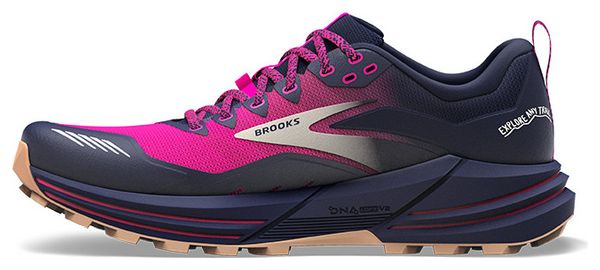 Brooks Women's Cascadia 16 Pink Trail Running Shoes Blue 42.1/2