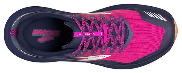 Brooks Women's Cascadia 16 Pink Trail Running Shoes Blue 42.1/2