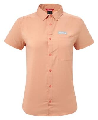 Shirt Short Sleeve Woman Lafuma Access Shirt Orange