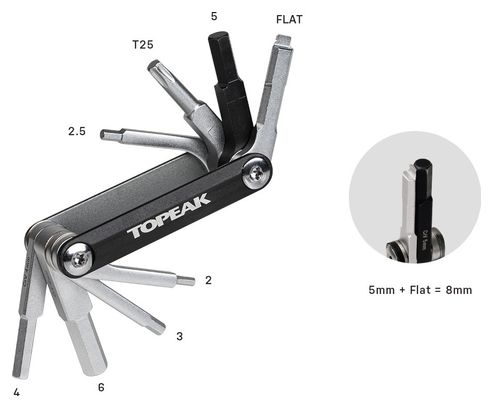 Multitool Topeak TubiMaster RXT Pro