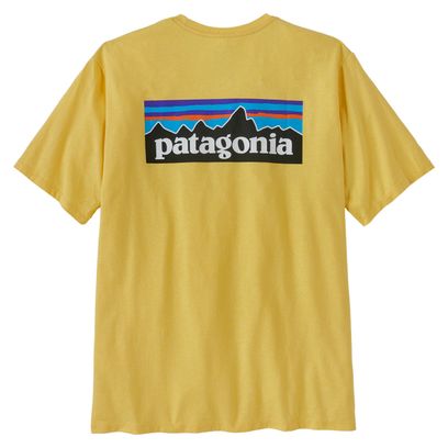 T-Shirt Patagonia P-6 Logo Responsibili-Tee Yellow