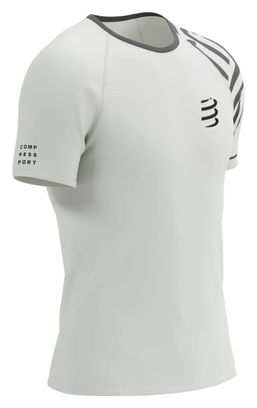 Camiseta de manga corta de entrenamiento Blanco / Negro