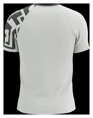 Camiseta de manga corta de entrenamiento Blanco / Negro
