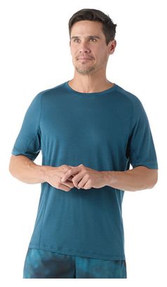 T-Shirt Manches Courtes SmartWool Active Ultralite Bleu Homme