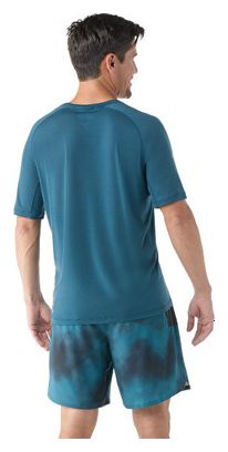 T-Shirt Manches Courtes SmartWool Active Ultralite Bleu Homme