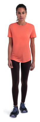 Camiseta de mujer Icebreaker Merino 125 Cool-Lite Sphere III Naranja Cuello <p>redondo</p>