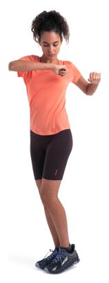 Camiseta de mujer Icebreaker Merino 125 Cool-Lite Sphere III Naranja Cuello <p>redondo</p>