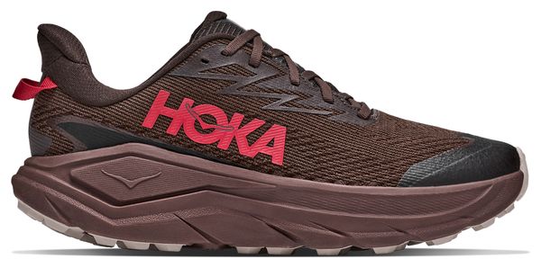 Hoka Challenger 8 GTX trailschoenen bruin/rood voor heren