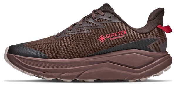Hoka Challenger 8 GTX trailschoenen bruin/rood voor heren
