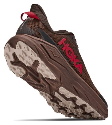 Hoka Challenger 8 GTX trailschoenen bruin/rood voor heren