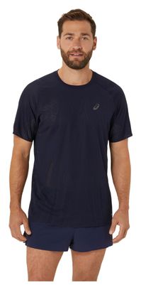 Asics Metarun Bleu Homme short sleeve jersey