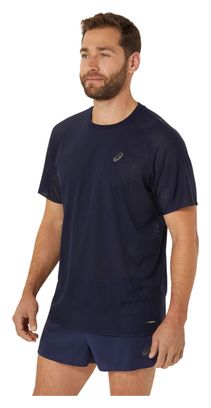 Asics Metarun Kurzarm Trikot Blau Herren