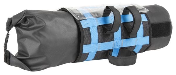 M Wave Rough Ride Front Handlebar Bag 10L Black / Blue