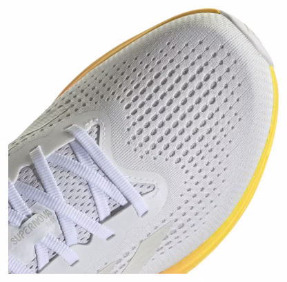 Chaussures Running adidas Supernova Rise Blanc/Rose/Orange Homme