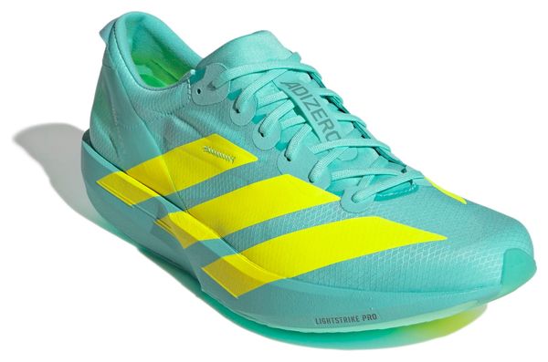 Adidas Adizero Adios 9 hardloopschoenen blauw/geel heren