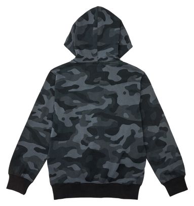 Fox Head Zip Kinder Kapuzenpullover Schwarz Camo