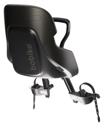 Bobike Kindersitz vorne Exklusiv Evolve Mini (Lenksäulenmontage) Schwarz
