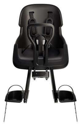 Bobike Kindersitz vorne Exklusiv Evolve Mini (Lenksäulenmontage) Schwarz