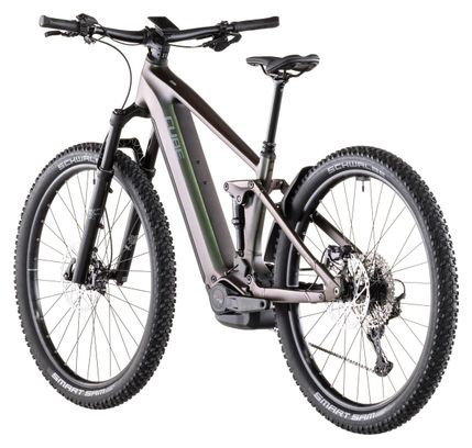 VTT Électrique Tout-Suspendu Cube Stereo Hybrid One22 SLX 800 12V 800 Wh Bosch 120 Nm 29'' Vert Stellar 2026