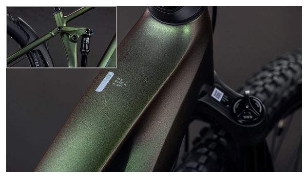 VTT Électrique Tout-Suspendu Cube Stereo Hybrid One22 SLX 800 12V 800 Wh Bosch 120 Nm 29'' Vert Stellar 2026