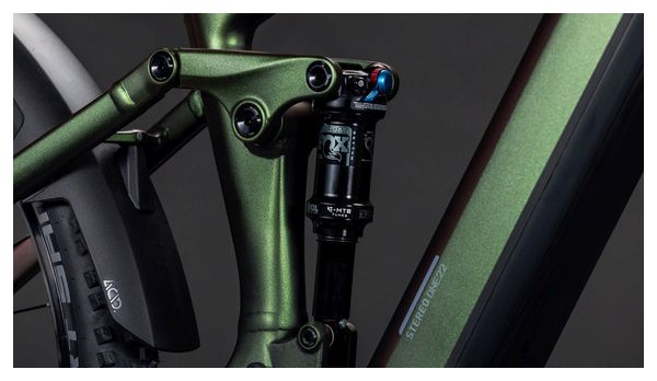 VTT Électrique Tout-Suspendu Cube Stereo Hybrid One22 SLX 800 12V 800 Wh Bosch 120 Nm 29'' Vert Stellar 2026