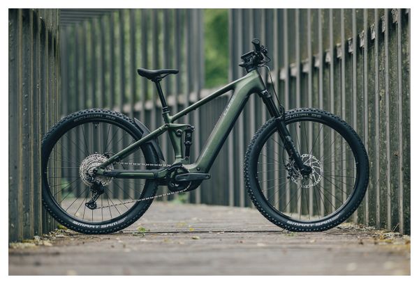 VTT Électrique Tout-Suspendu Cube Stereo Hybrid One22 SLX 800 12V 800 Wh Bosch 120 Nm 29'' Vert Stellar 2026