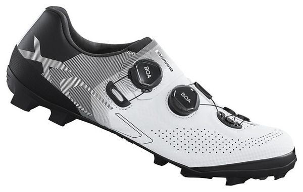 Par de zapatillas MTB blancas Shimano XC702
