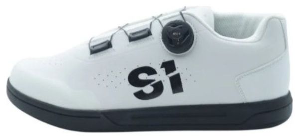Chaussures Pédales Plates S1 Protection Accell Boa Blanc