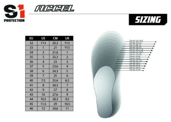 Chaussures Pédales Plates S1 Protection Accell Boa Blanc