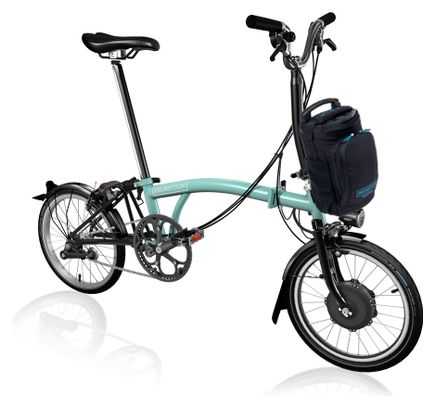 Brompton M6L 6S 300 Wh 20'' Electric Folding Bike Light Blue