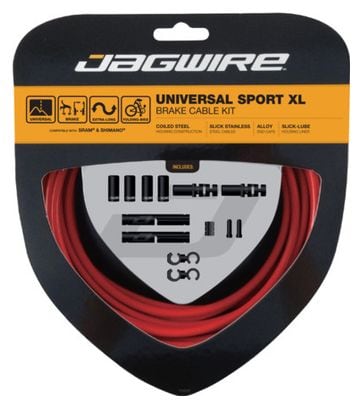 Jagwire Universal Sportbremse XL Kit Rot