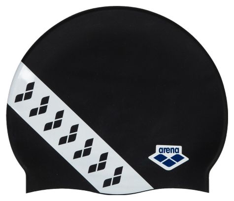 Gorro de baño Arena Icons Team Stripe Negro
