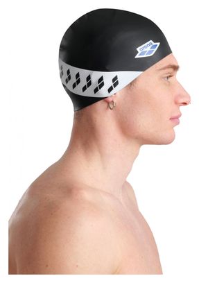 Gorro de baño Arena Icons Team Stripe Negro