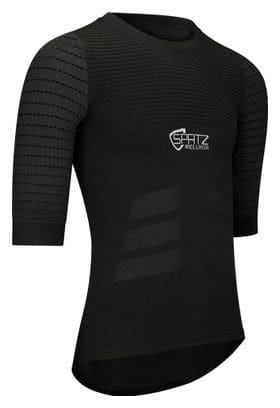 Maillot de Corps Manche Courte SpatzWear Race Layer Noir