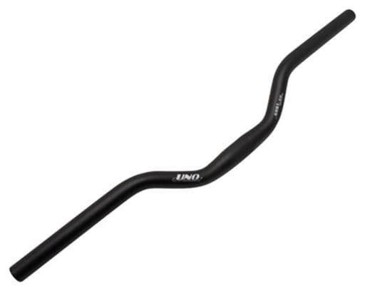 CINTRE VTT DEMI RELEVE ALU NOIR MAT 25 4mm L610mm HAUTEUR 50mm