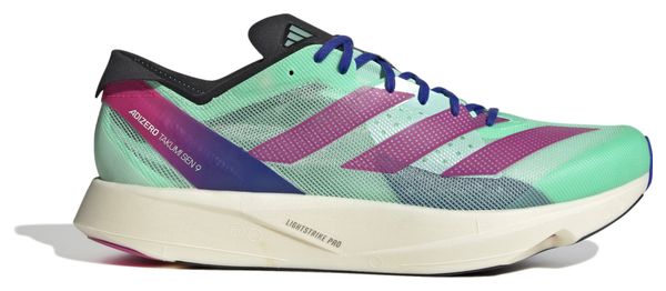 Zapatillas adidas running Adizero Takumi Sen 9 Verde Rosa