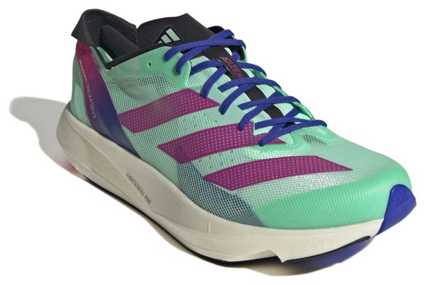Zapatillas adidas running Adizero Takumi Sen 9 Verde Rosa