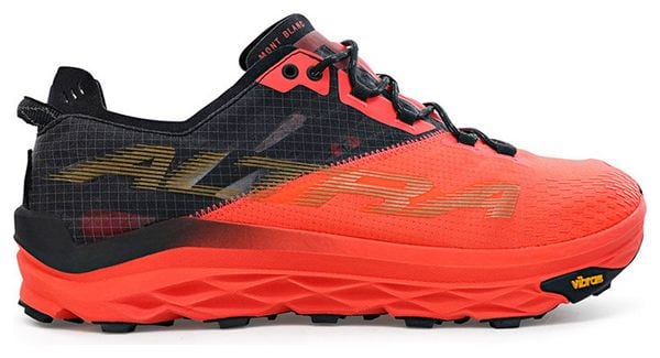 Zapatillas Trail Running Altra Mont <strong>Blanc </strong>Mujer Rojo Negro