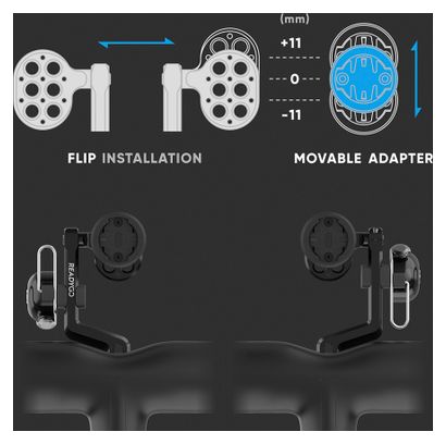 Support Guidon Déporté ReadyGo DF Computer Mount avec Sonnette