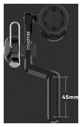 Support Guidon Déporté ReadyGo DF Computer Mount avec Sonnette