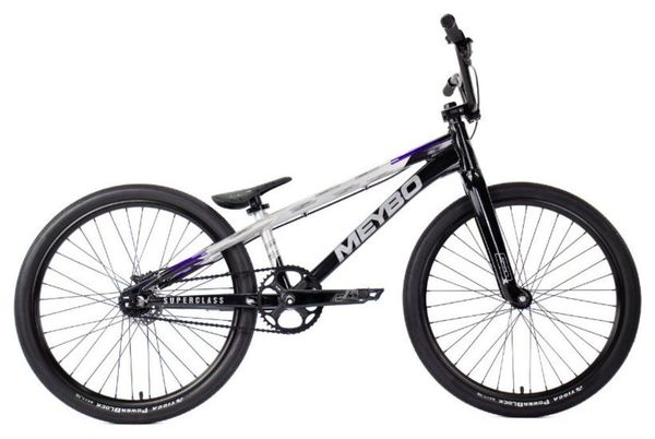 Meybo Superclass 24" BMX Race Bike - Black/Gray/Purple 2026