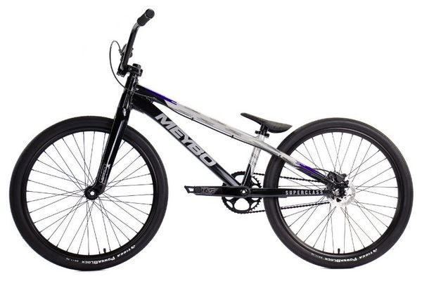 Meybo Superclass 24" BMX Race Bike - Black/Gray/Purple 2026